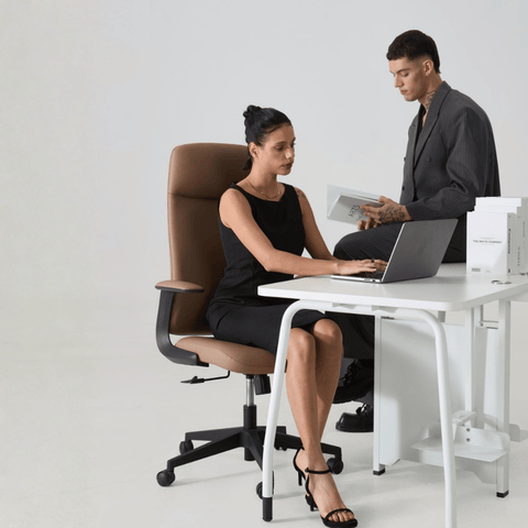 Ark High Back Office Leather Executive Chair