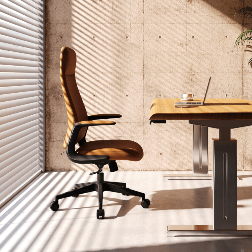 Ark High Back Office Leather Executive Chair