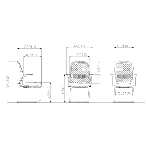 Ark-V Office Cantilever Chair