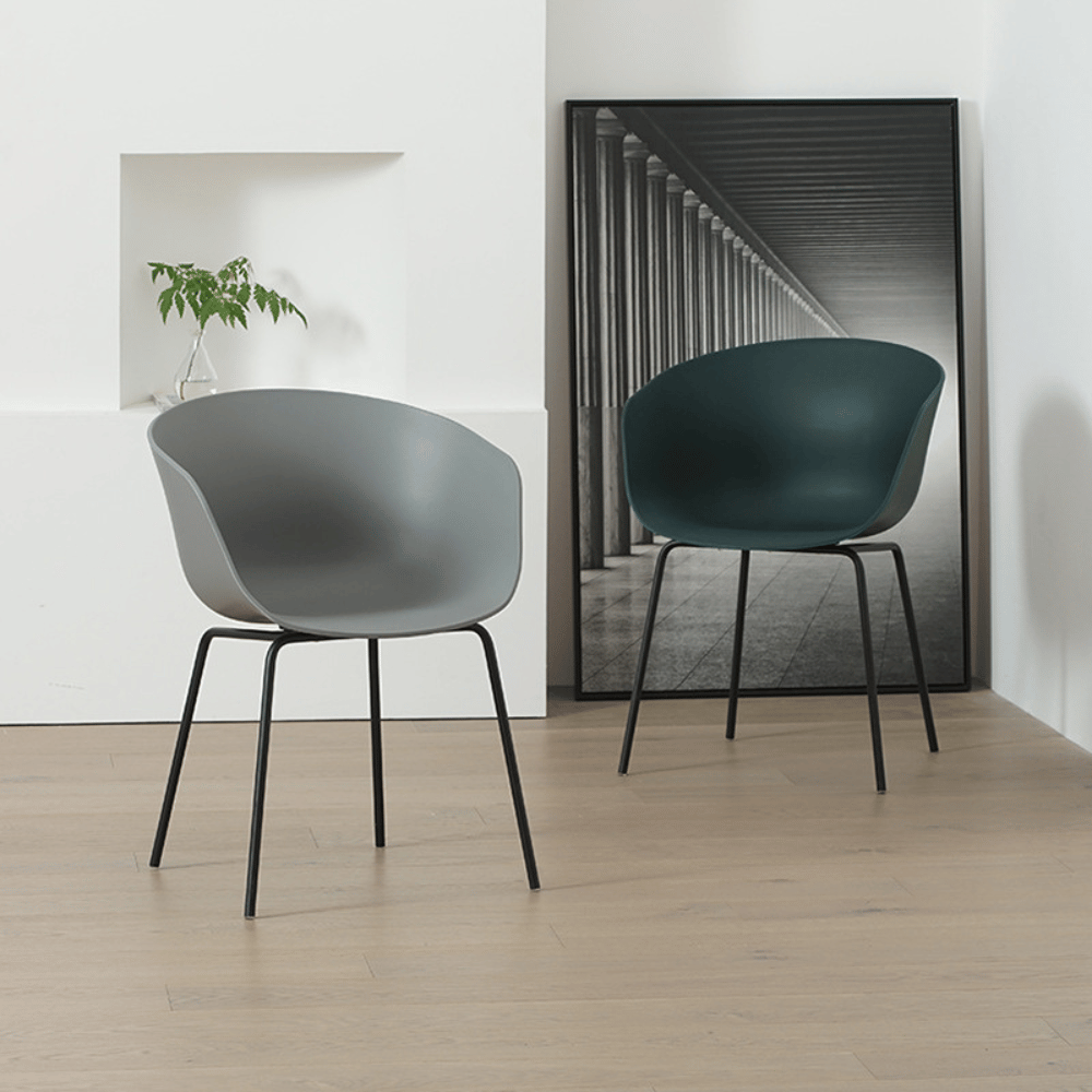 Arlo-A Modern Minimalistic Plastic Dining Chair