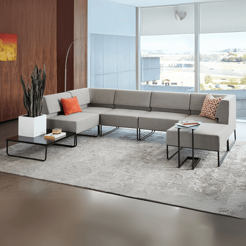 Armless Modern Modular Sectional Lounge Sofa Set