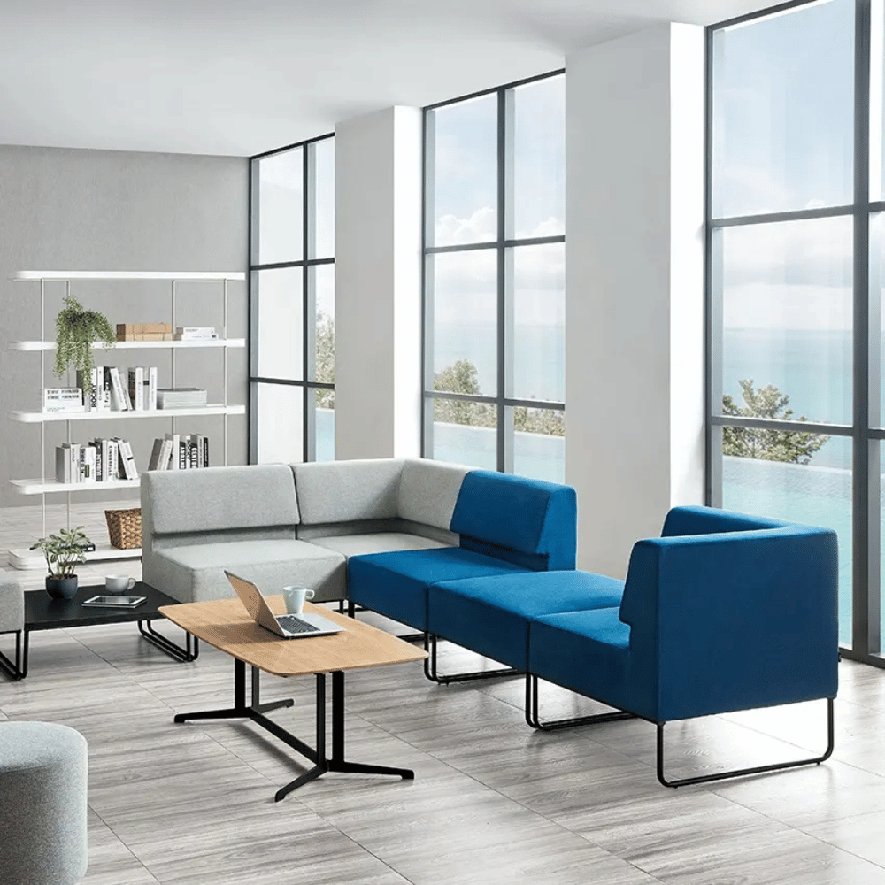 Armless Modern Modular Sectional Lounge Sofa Set