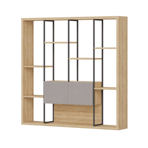 Array-C 2M Wooden Open Display Rack Selves Bookcase – Gavisco Office ...