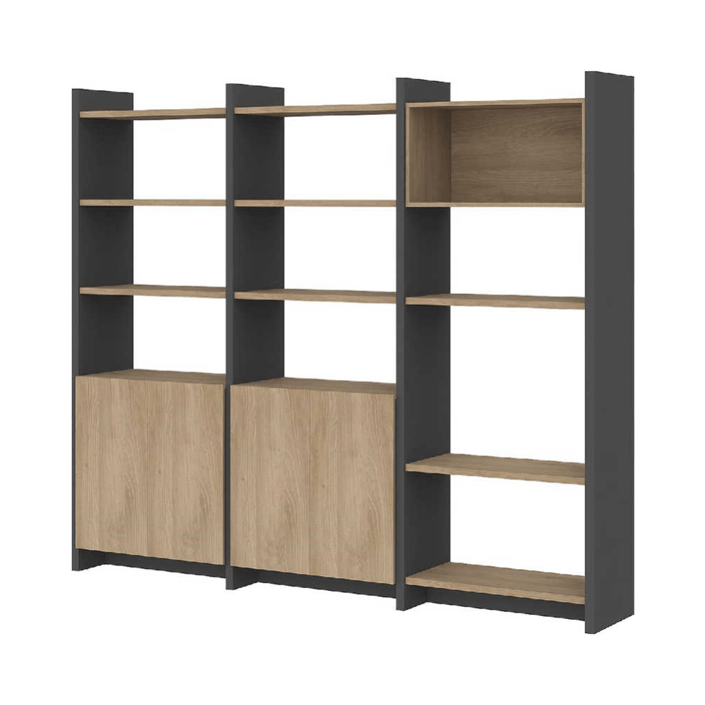 Array Books Shelf Array-A Wooden Open Display Rack Selves Bookcase – Gavisco Office ...