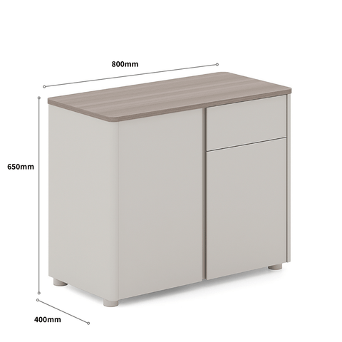 Atoms-A Premium Wooden Office Pantry Low Cabinet Sideboard
