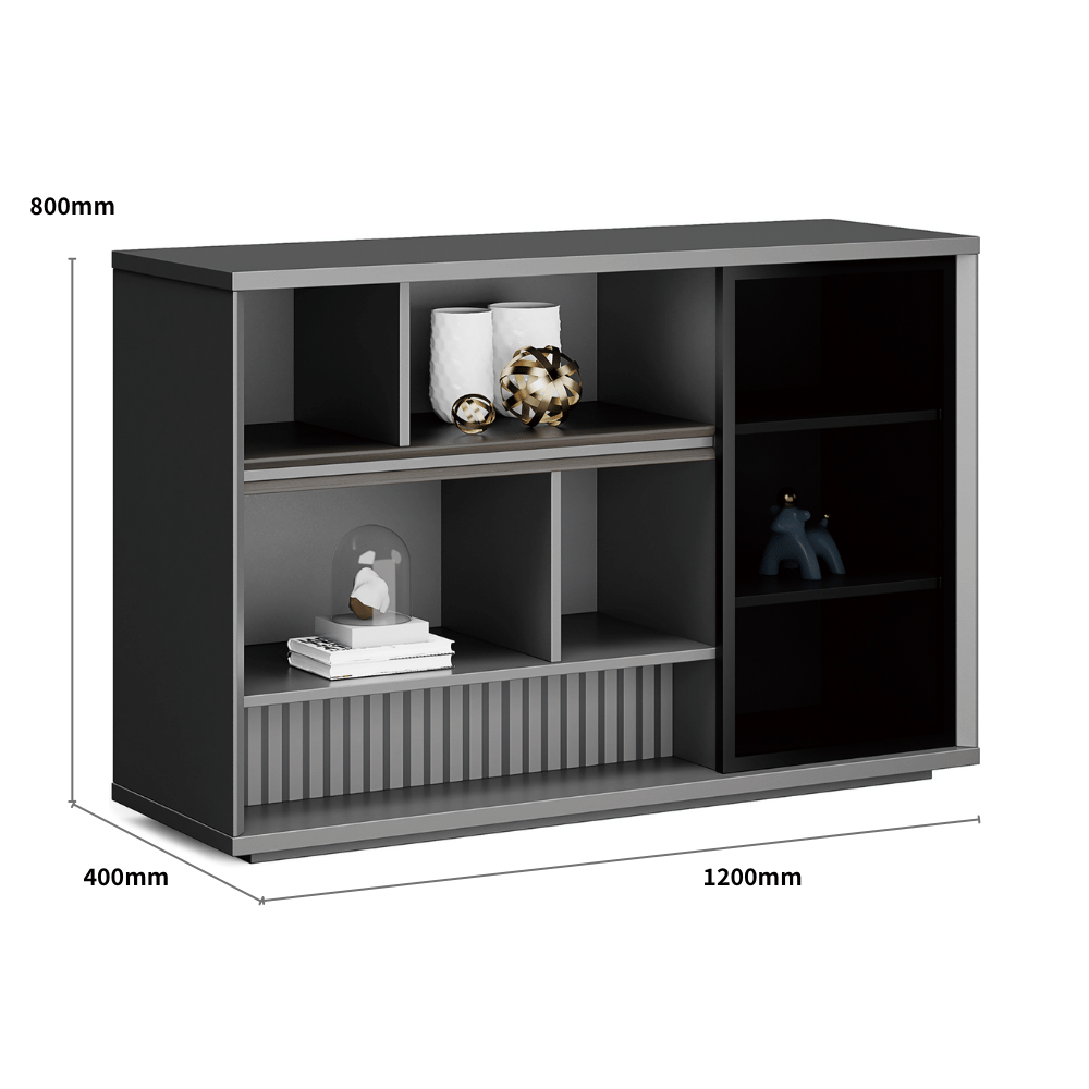 Atoms-E Premium Wooden Pantry Cabinet Sideboard