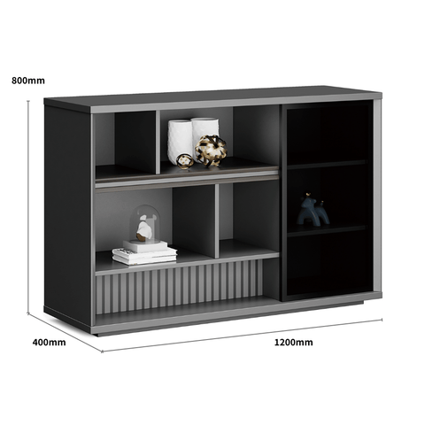 Atoms-E Premium Wooden Pantry Cabinet Sideboard