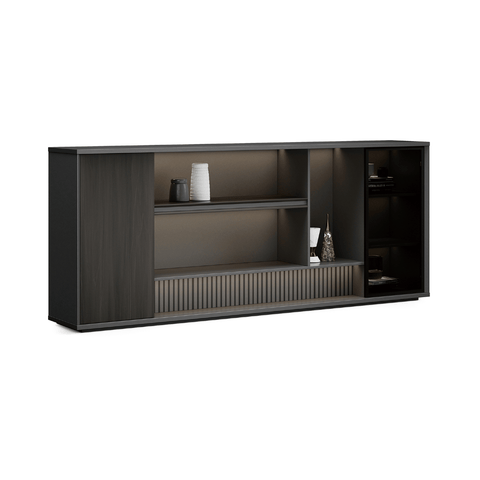 Atoms-F Premium Extended Wooden Pantry Cabinet Sideboard