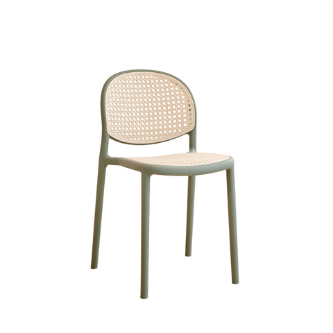 Autumn-A Rattan Woven Outdoor Stackable Plastic Chair
