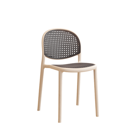Autumn-A Rattan Woven Outdoor Stackable Plastic Chair