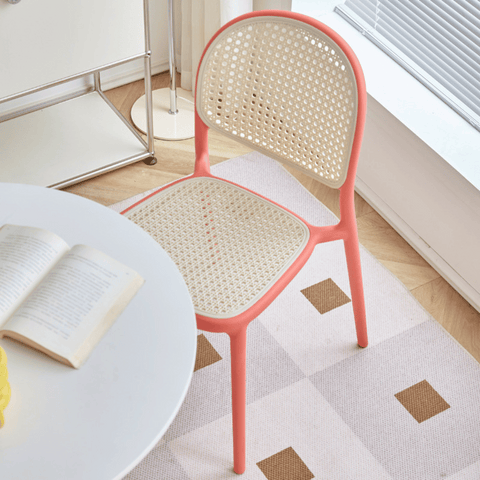 Autumn-A Rattan Woven Outdoor Stackable Plastic Chair