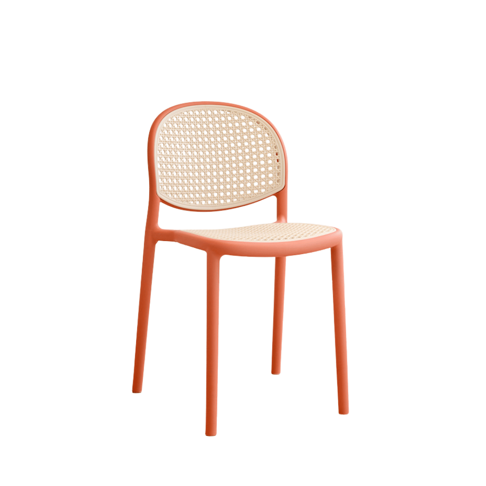 Autumn-A Rattan Woven Outdoor Stackable Plastic Chair