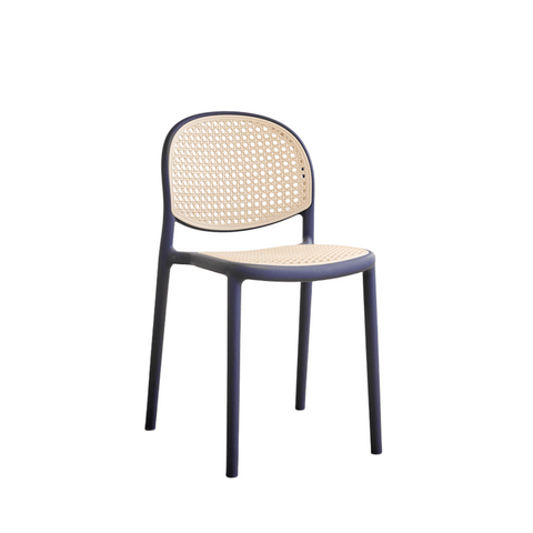 Autumn-A Rattan Woven Outdoor Stackable Plastic Chair