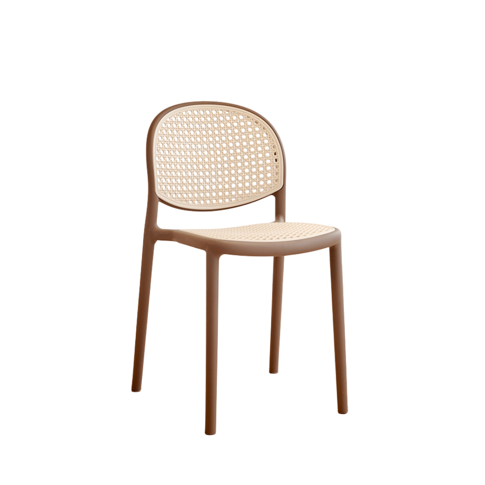 Autumn-A Rattan Woven Outdoor Stackable Plastic Chair