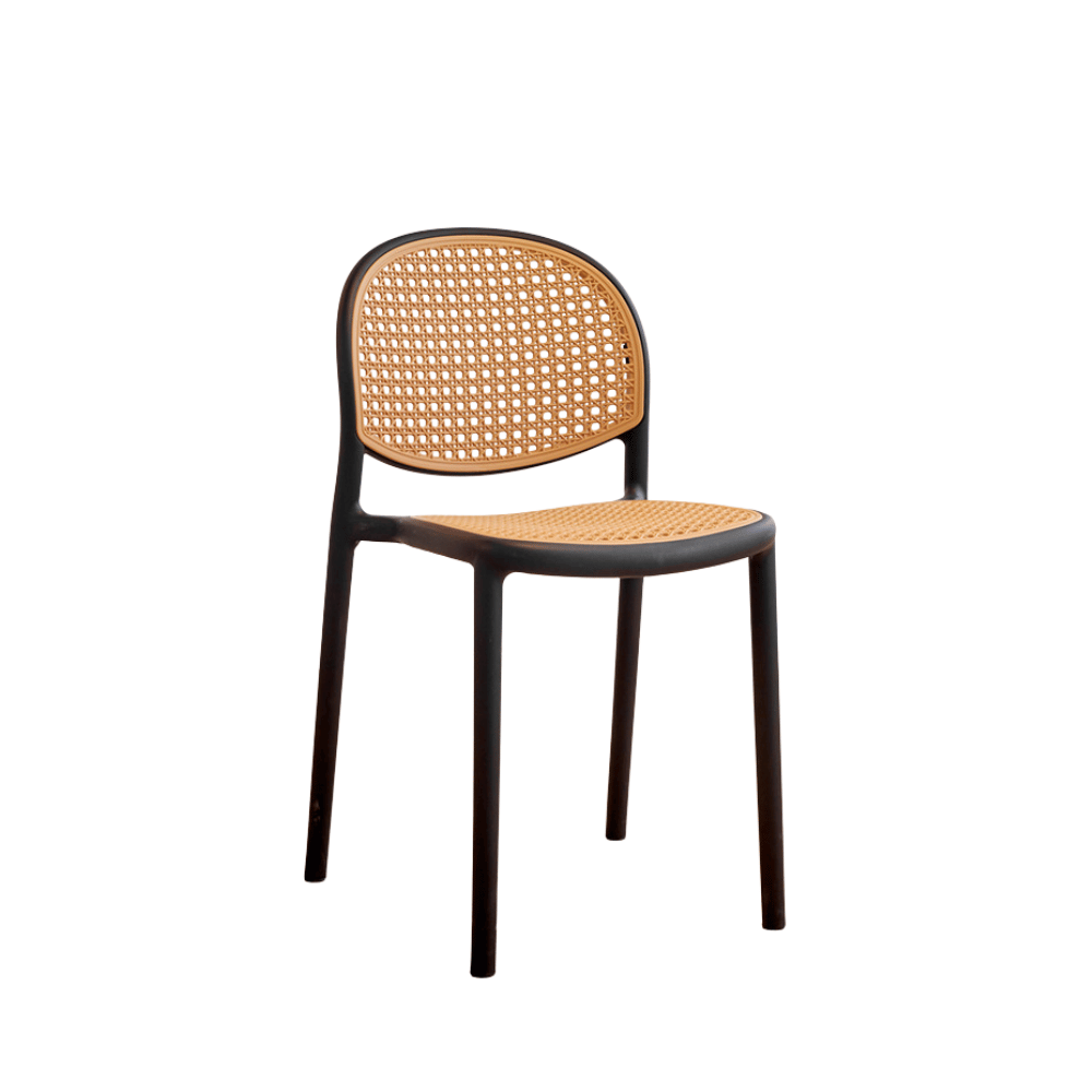 Autumn-A Rattan Woven Outdoor Stackable Plastic Chair