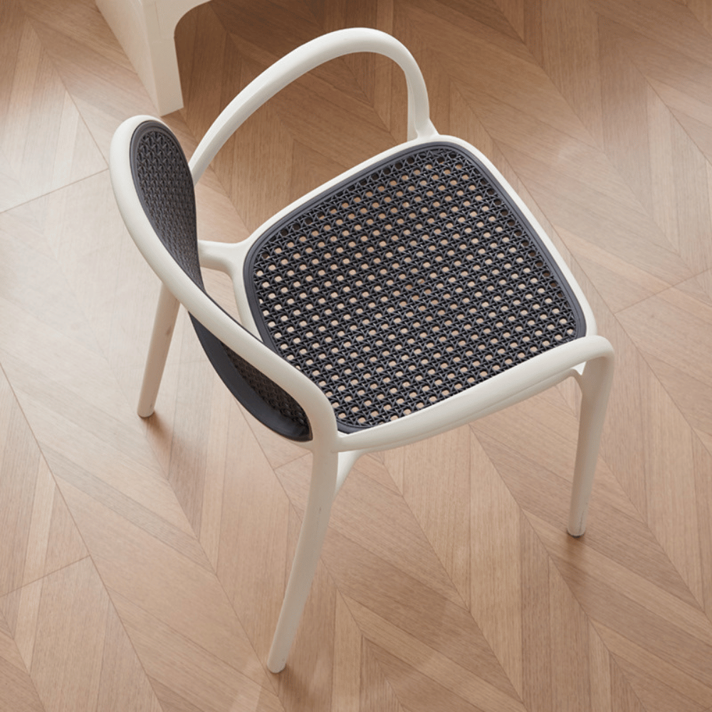 Autumn-B Rattan Woven Outdoor Stackable Plastic Armchair