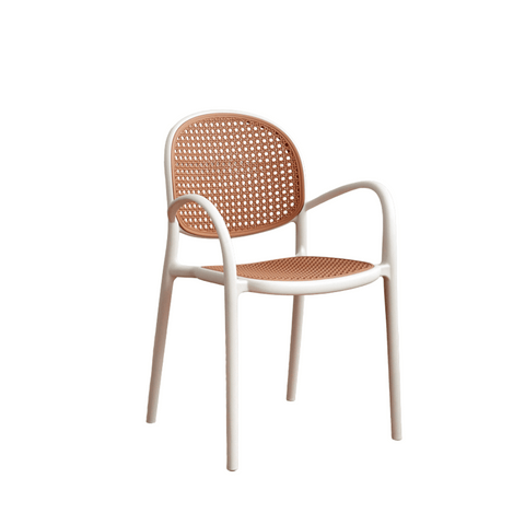 Autumn-B Rattan Woven Outdoor Stackable Plastic Armchair