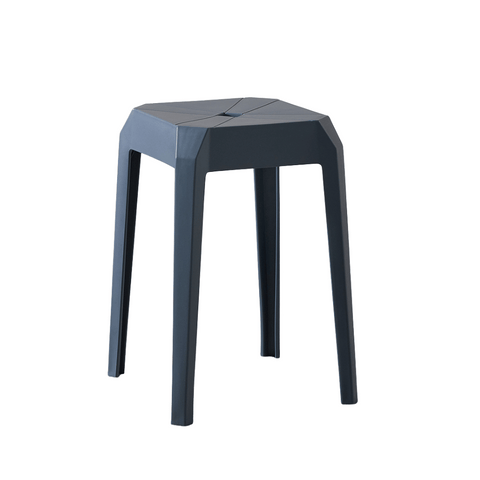 Axis Modern Stackable Plastic Square Stool