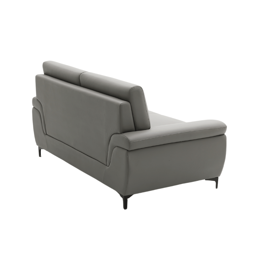 Babylon Two Seater Luxury Leather Office Lounge Sofa