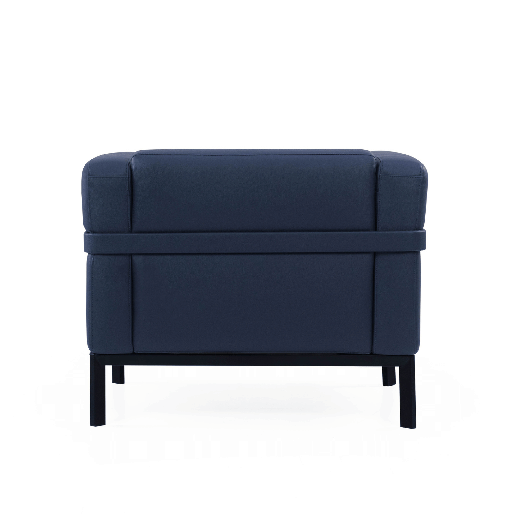 Band Single Seater Modern Office Leather Lounge Sofa