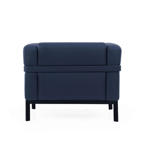 Band Single Seater Modern Office Leather Lounge Sofa