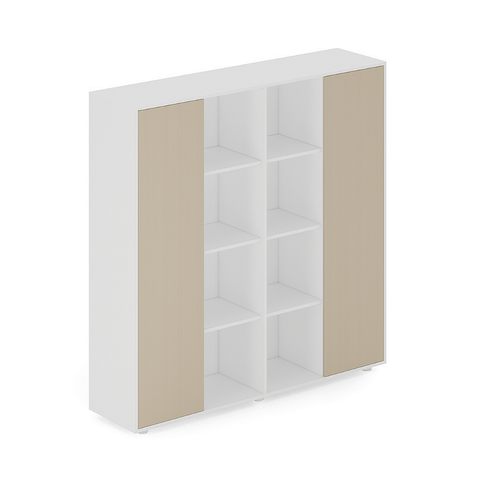 Beckett-A Executive Office Wooden Storage Cabinet Bookcase
