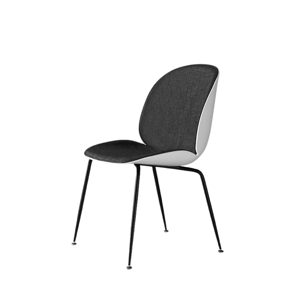 Beetle Modern Fabric Cushion Plastic Dining Chair