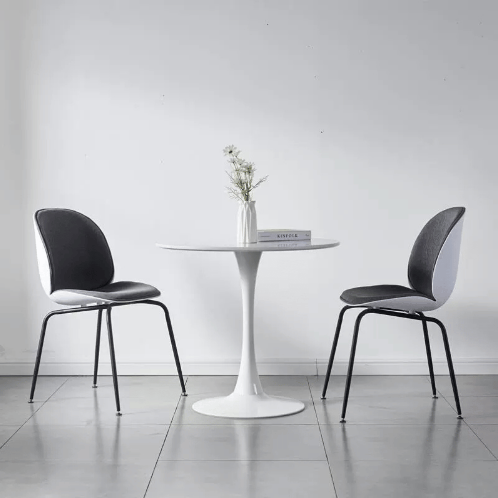 Beetle Modern Fabric Cushion Plastic Dining Chair