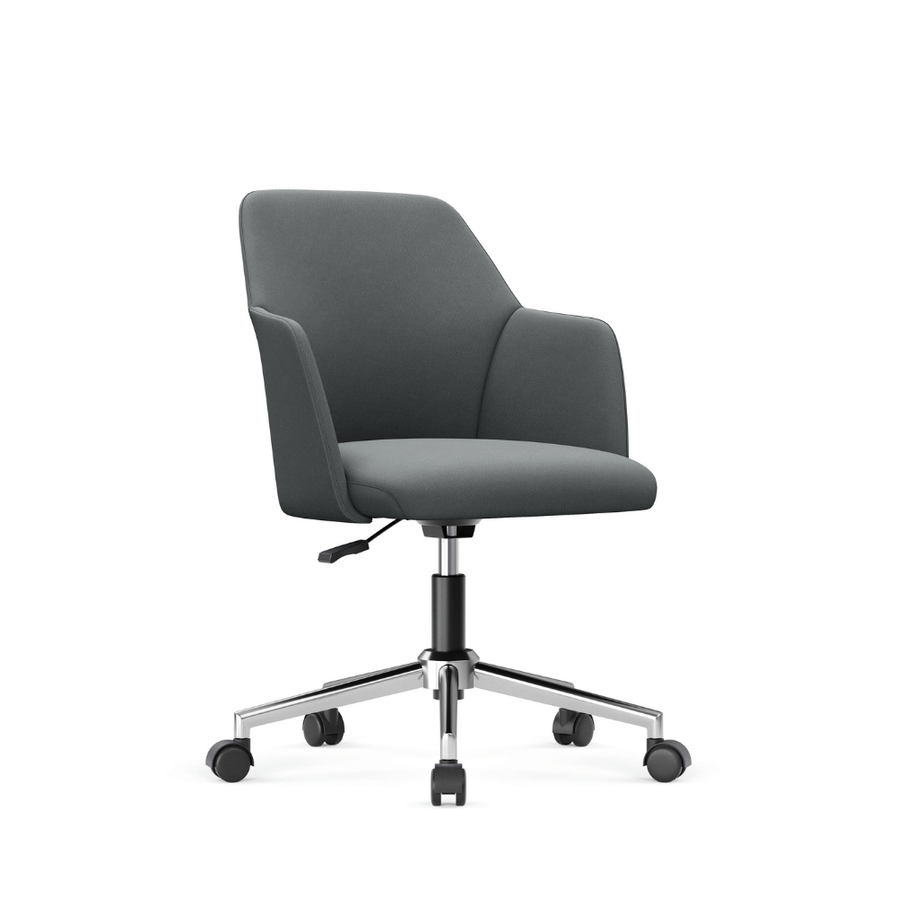 Belle Mid Back Office Fabric Swivel Conference Meeting Chair