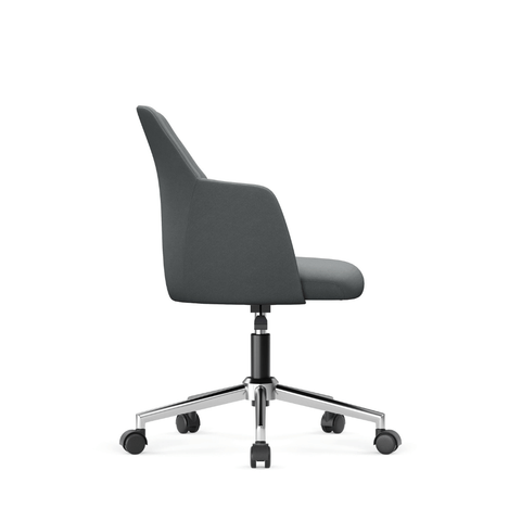 Belle Mid Back Office Fabric Swivel Conference Meeting Chair