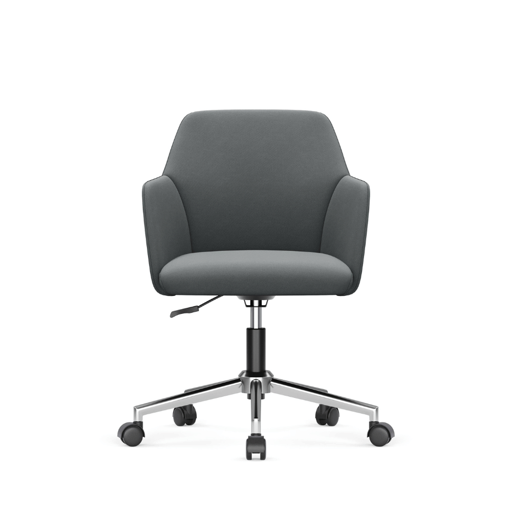 Belle Mid Back Office Fabric Swivel Conference Meeting Chair