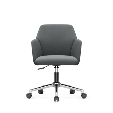 Belle Mid Back Office Fabric Swivel Conference Meeting Chair