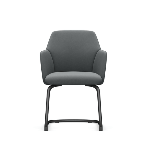 Belle-V Mid Back Office Fabric Conference Meeting Cantilever Chair