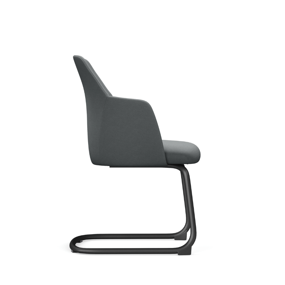 Belle-V Mid Back Office Fabric Conference Meeting Cantilever Chair