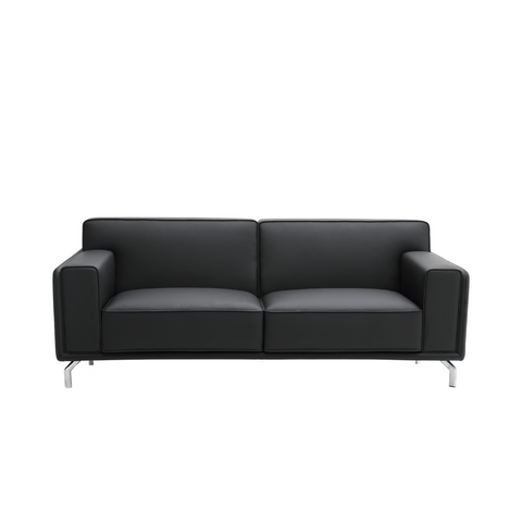 Bellice Three Seater Modern Office Leather Lounge Sofa