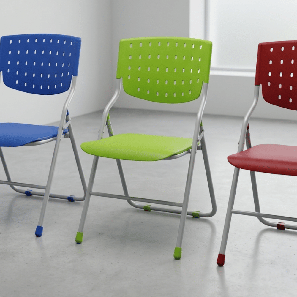Benno Folding Chair with Writing Table & Storage