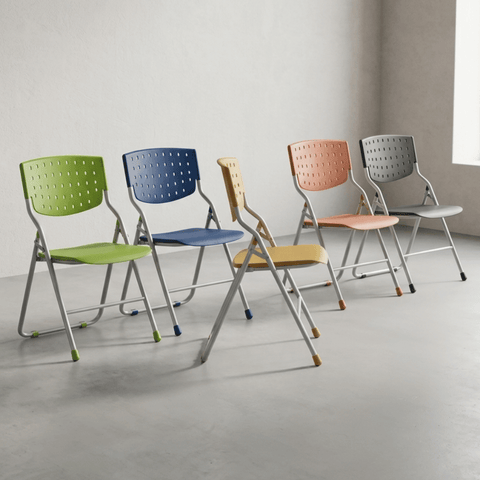 Benno Folding Chair with Writing Table & Storage