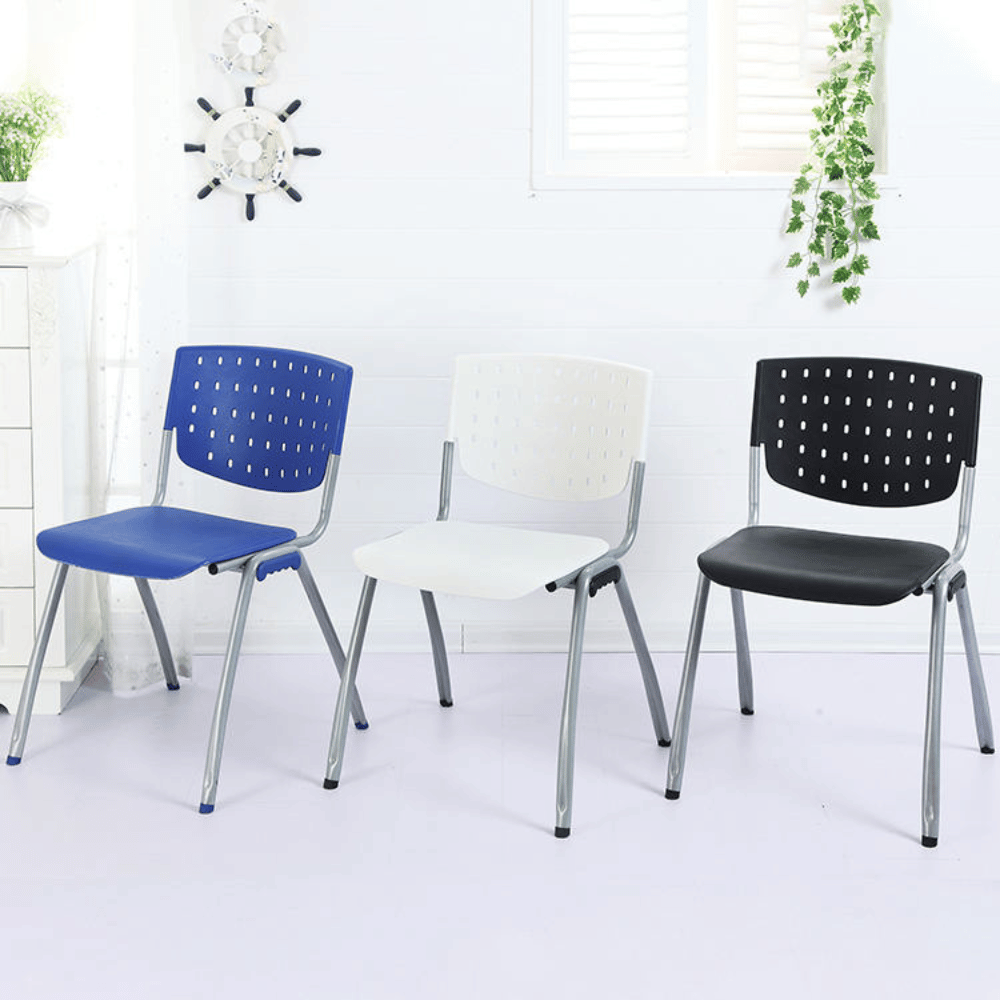 Benno Modular Metal Frame Plastic Stackable Chair