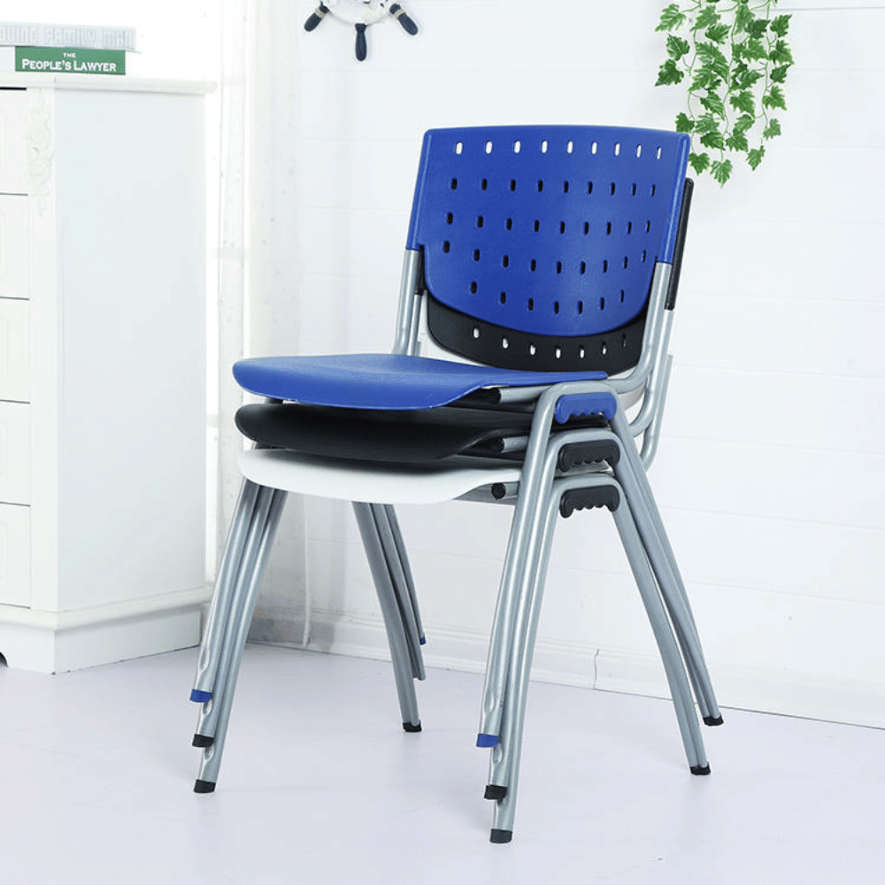 Benno Modular Metal Frame Plastic Stackable Chair