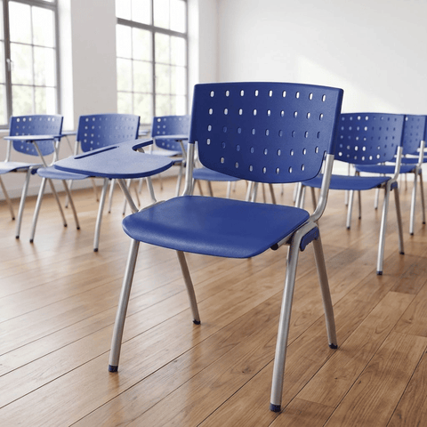 Benno Modular Metal Frame Plastic Stackable Chair