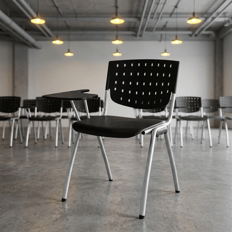 Benno Modular Metal Frame Plastic Stackable Chair