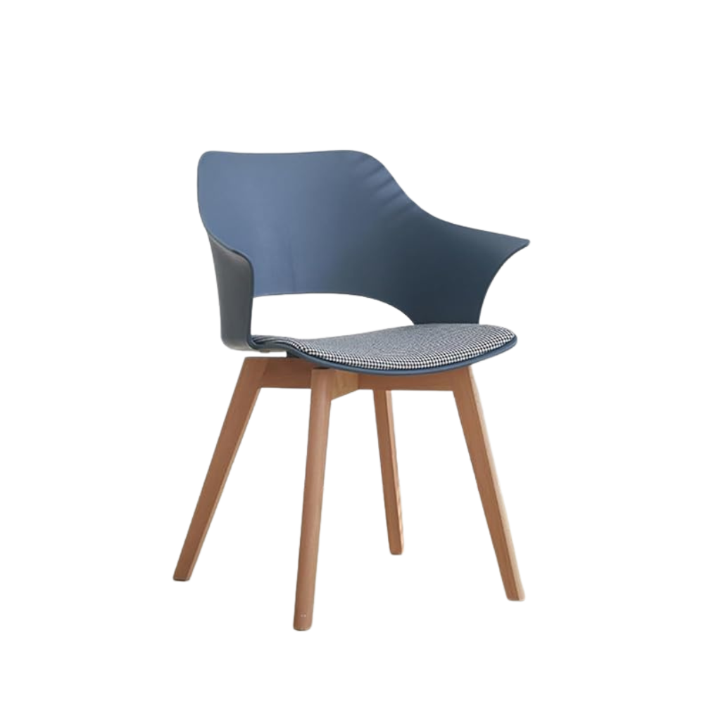 Beny Modern Plastic Cushion Side Chair - Gavisco Premium Office Furniture