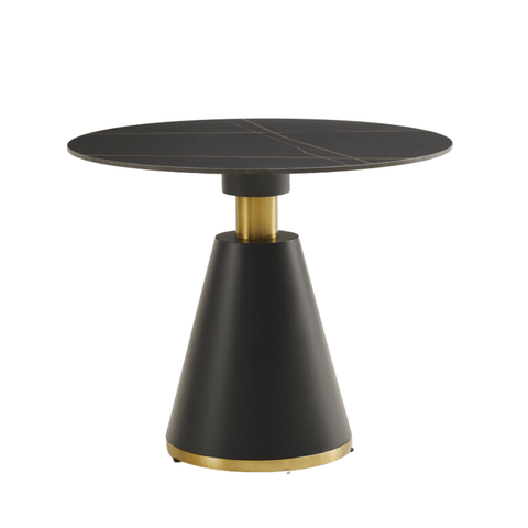 Bernice Luxury Office Sintered Stone Round Coffee Side Table - Gavisco Office Furniture