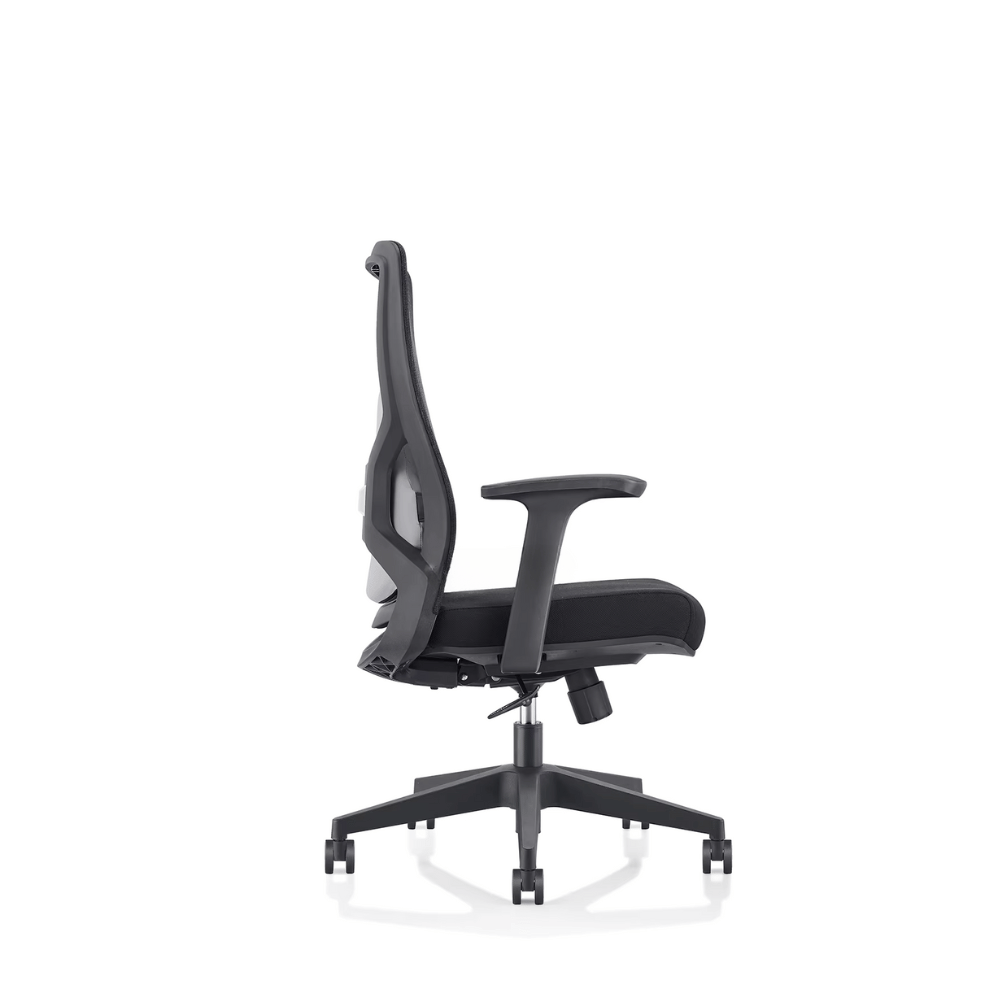 Beta-M Mid Back Ergonomic Office Chair with Memory Foam Cushion - Gavisco Office Furniture