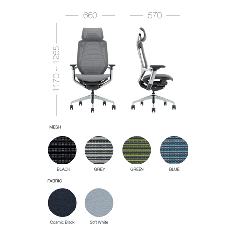 Birch-M Premium Mid Back Full Mesh Advance Ergonomic Office Chair
