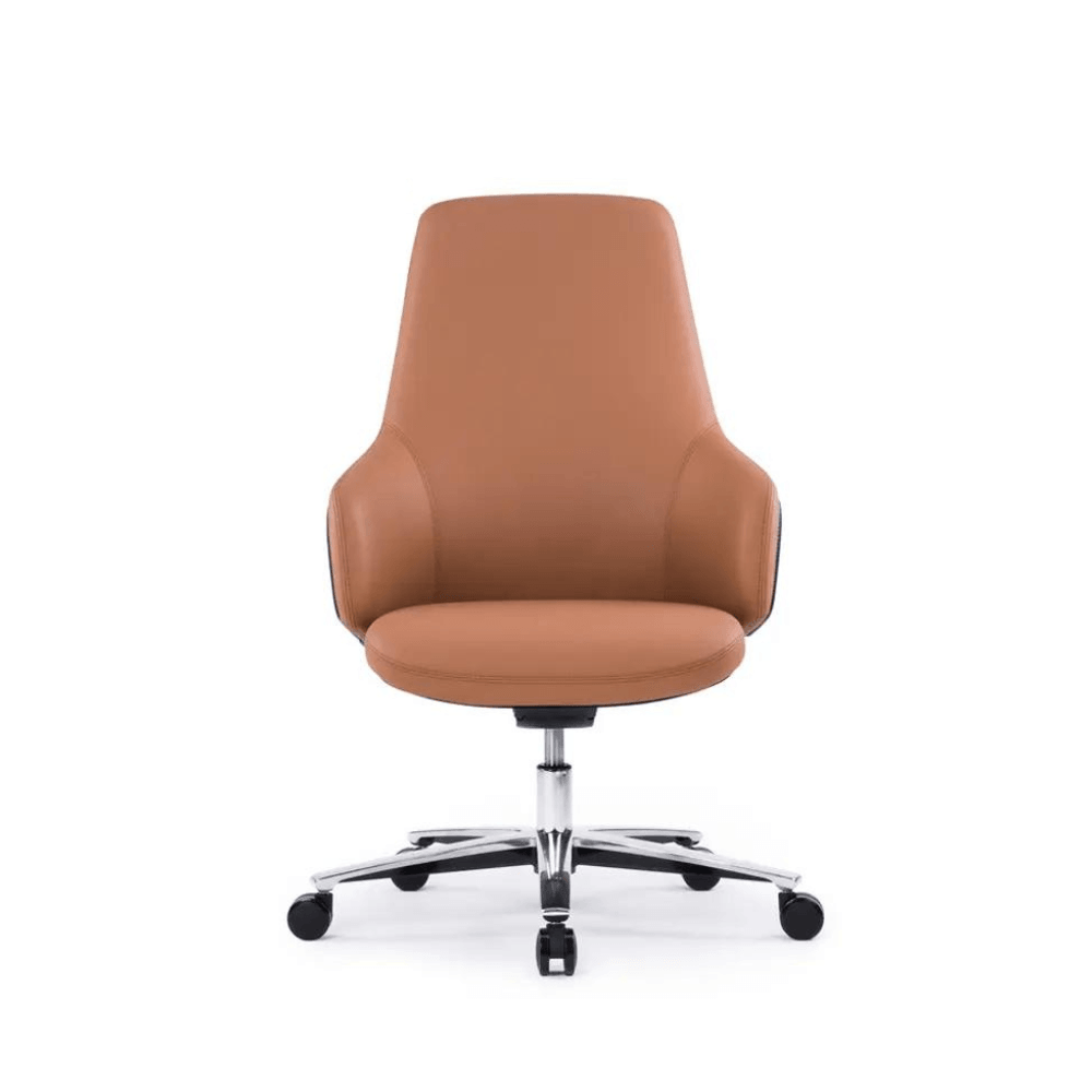 Bloom-M Mid Back Genuine Leather Executive Chair - Gavisco Office Furniture