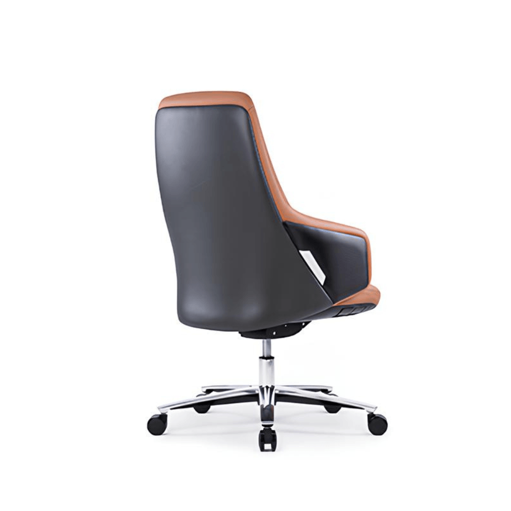 Bloom-M Mid Back Genuine Leather Executive Chair - Gavisco Office Furniture