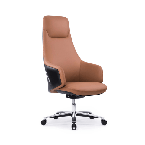 Bloom High Back Genuine Leather Executive Chair - Gavisco Office Furniture