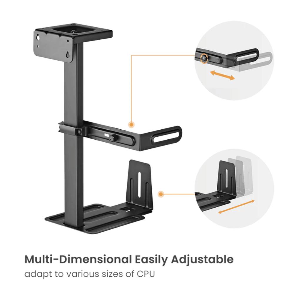 Brateck CPB-25 桌下懸掛式電腦主機吊托架