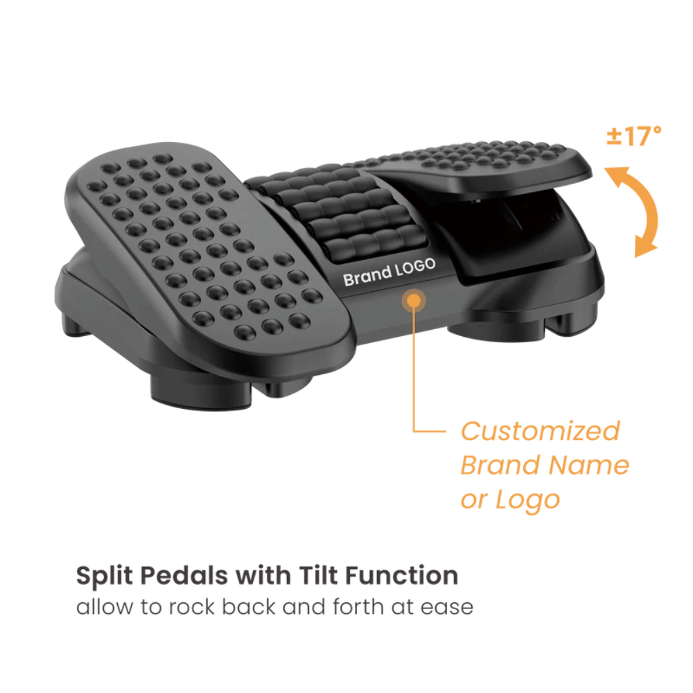 Brateck FR16-01 人體工學獨立調節式按摩腳踏 